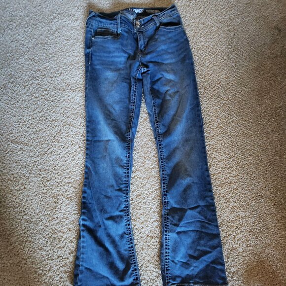 Euc Wallflower Womens Blue Jeans Regular Fit Boot Cut Size 7 - Picture 7 of 8